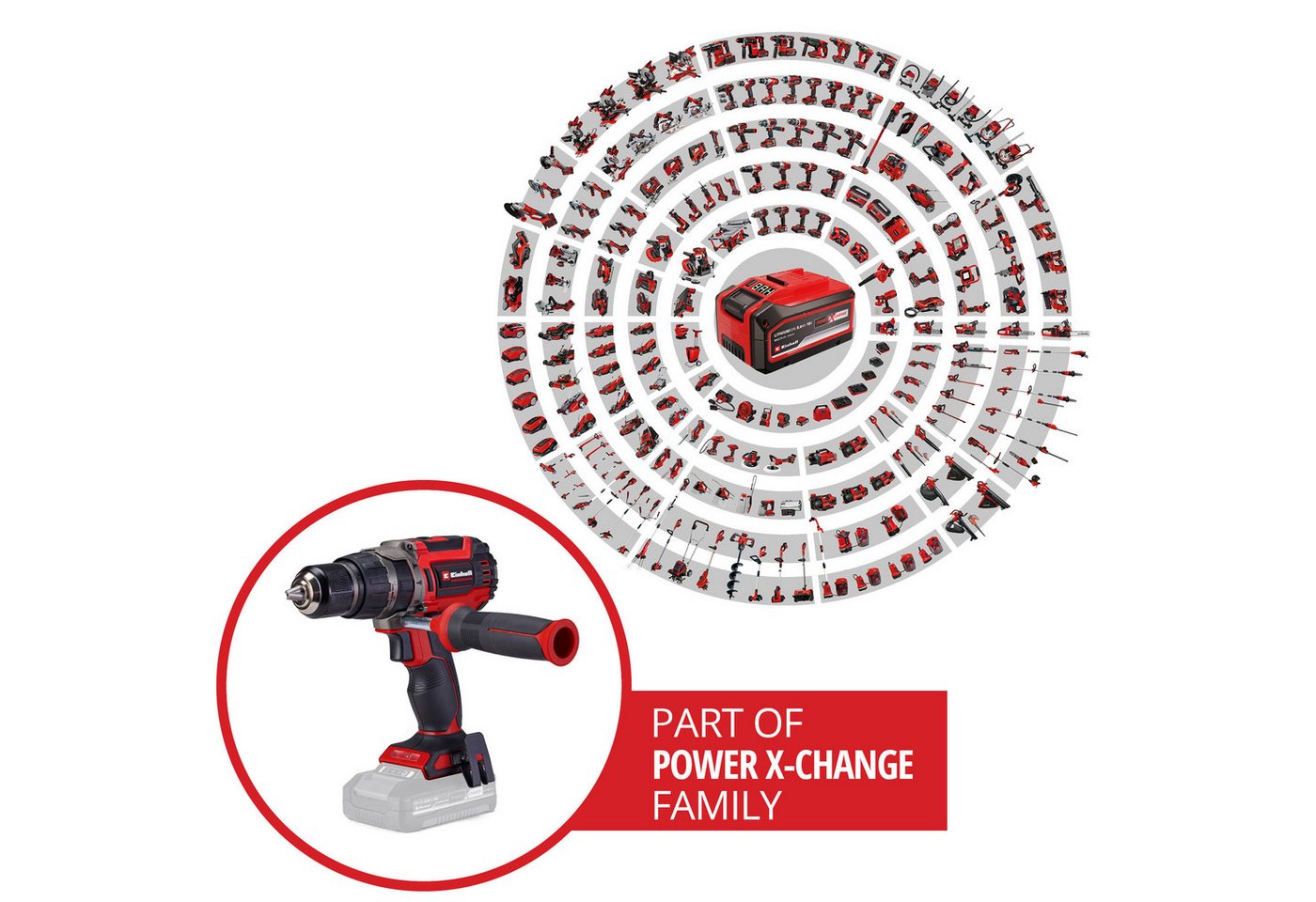 Einhell Akku-Schlagbohrschrauber PROFESSIONAL TP-CD 18/70 BL (1x4,0 Ah PLUS), Inkl. Akku, Ladegerät und Koffer – Bild 3 von 5