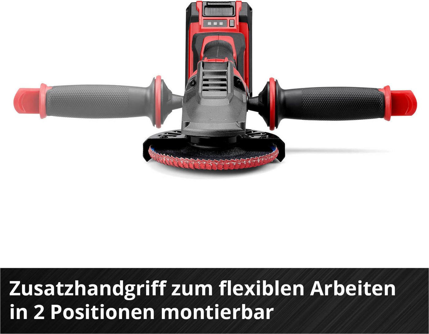 Einhell Akku-Winkelschleifer Flachkopf-Winkelschleifer TP-AG 18/125 F Li BL-Solo, ohne Akku und Ladegerät – Bild 2 von 5