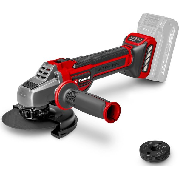 Einhell Akku-Winkelschleifer TP-AG 18/125 CE Q Li - Solo, max. 10500 U/min, ohne Akku und Ladegerät