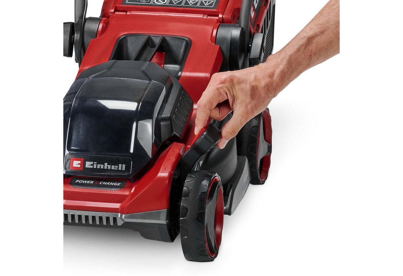 Einhell Akkurasenmäher GE-CM 18/32, 32 cm Schnittbreite, (Set, inkl. Akku-Rasentrimmer GC-CT 18/24), ohne Akku und Ladegerät – Bild 5 von 5
