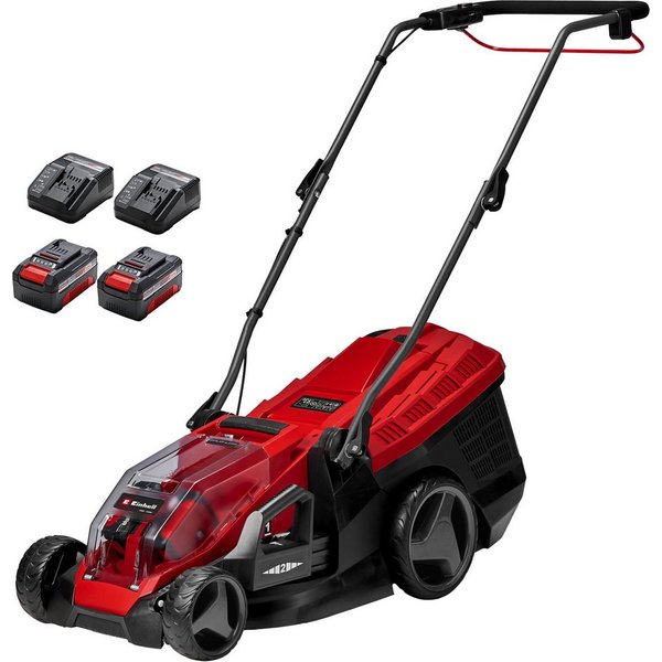 Einhell Akkurasenmäher GE-CM 36/36 Li SET, 36 cm Schnittbreite, (Set), mit 2 Akkus und Ladegerät