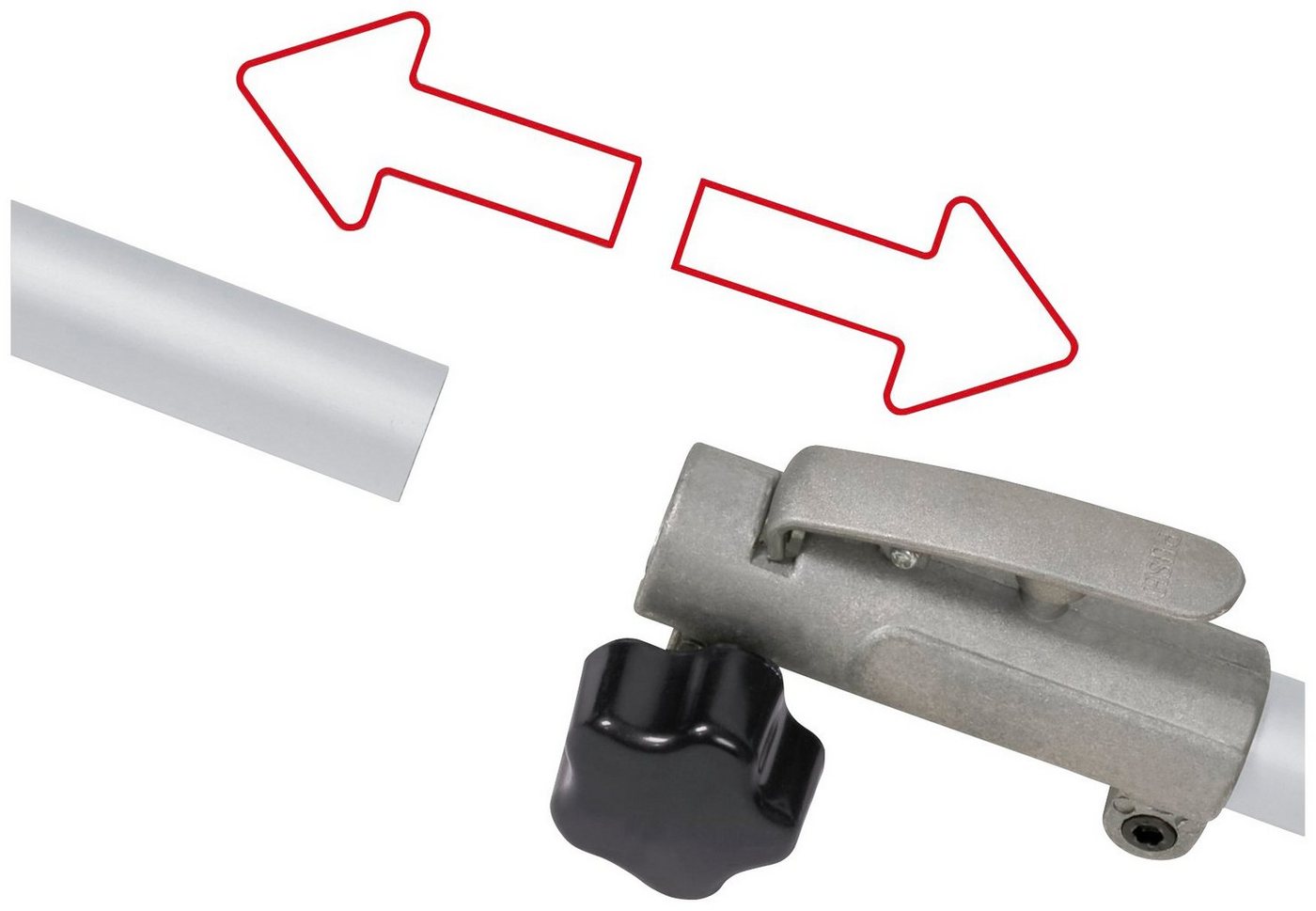 Einhell Benzin-Motorsense GC-BC 36-4 S, 25,5 cm Arbeitsbreite Messer, 42 cm Arbeitsbreite Faden – Bild 4 von 5
