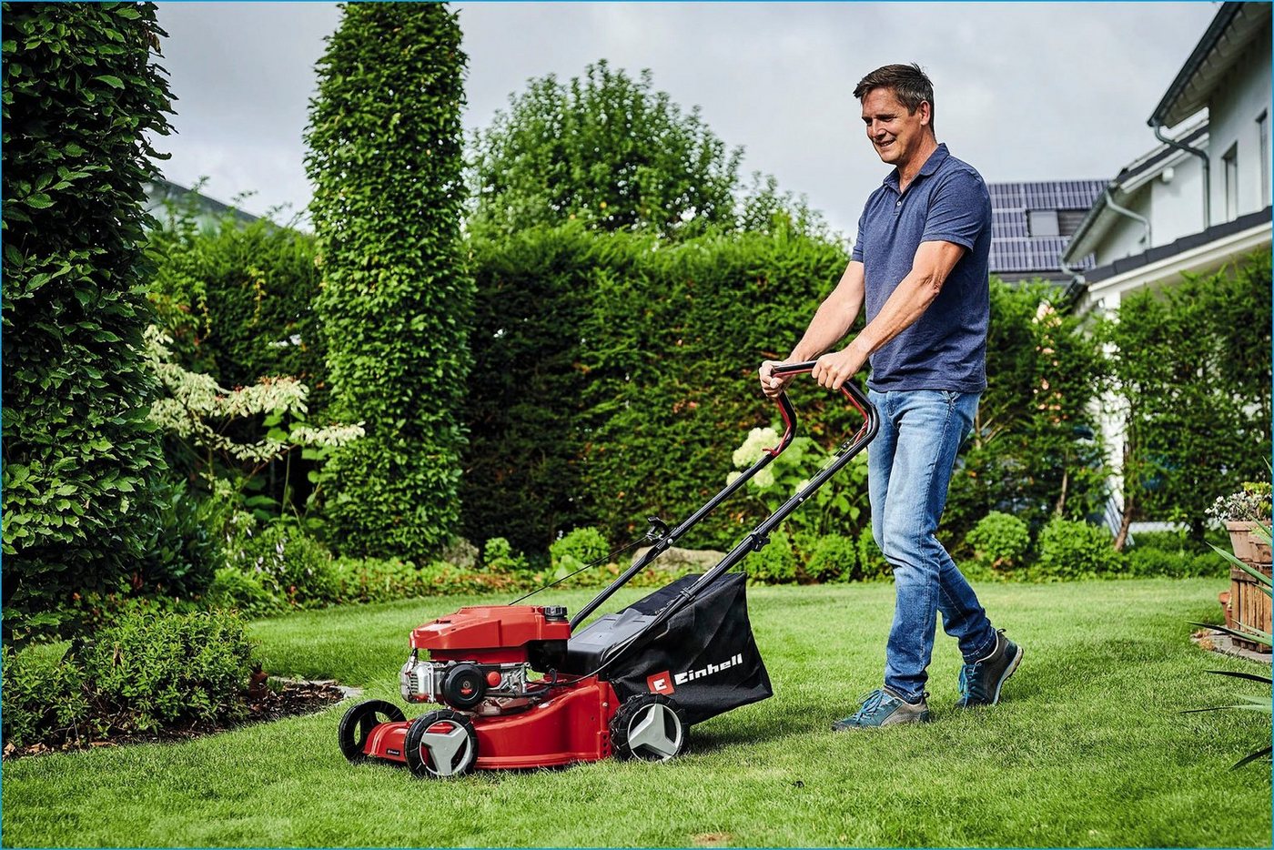 Einhell Benzinrasenmäher GC-PM 40/2, 40 cm Schnittbreite – Bild 2 von 5