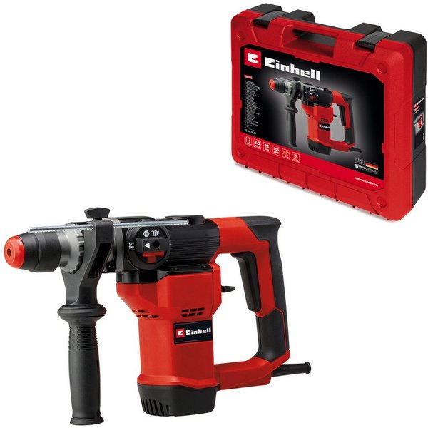 Einhell Bohrhammer TC-RH 28 3F, 220-240 V, max. 990 U/min, Bohren, Hammerbohren, Meißeln mit Fixierung, inkl. Koffer