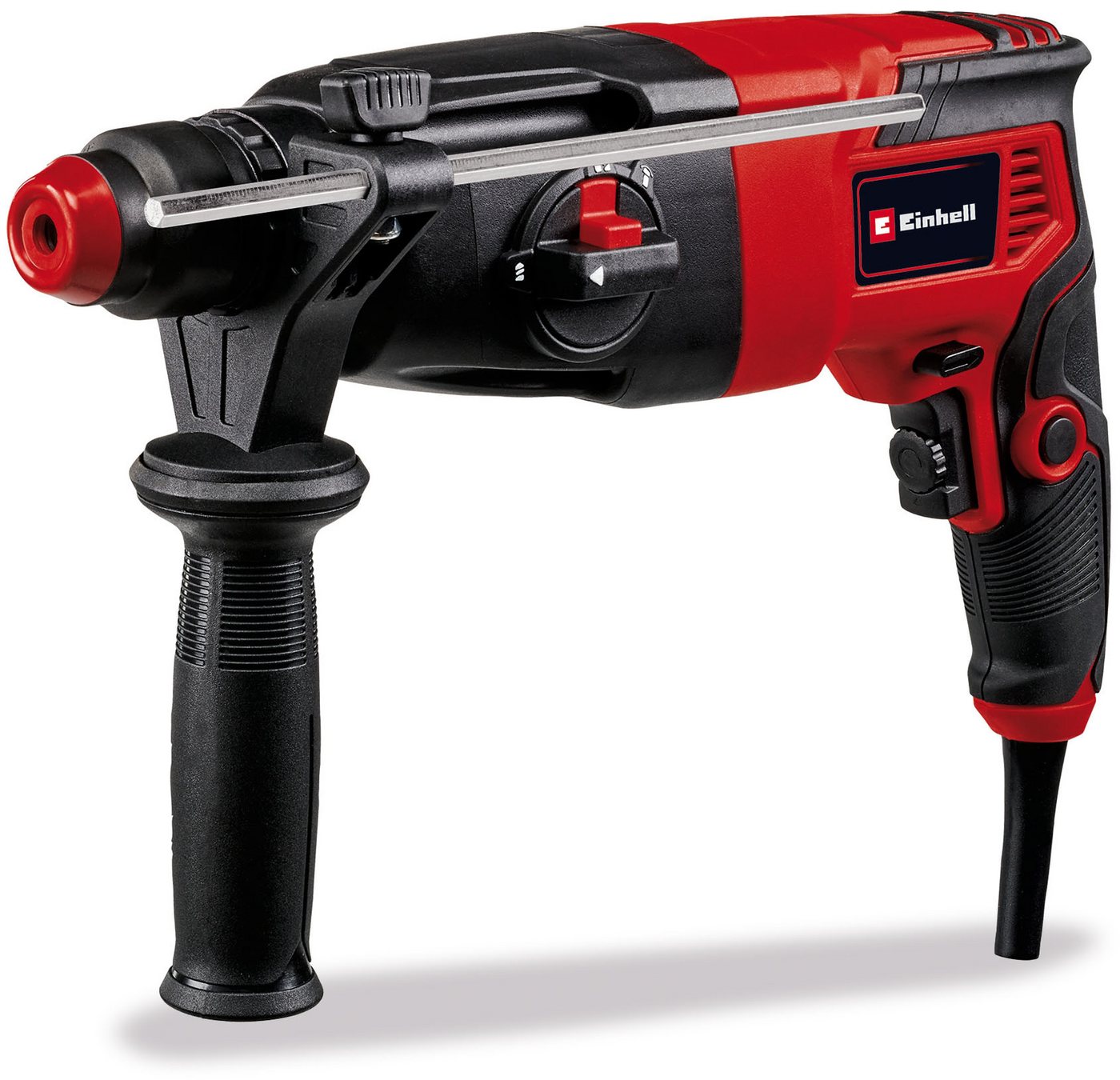 Einhell Bohrhammer TC-RH 620 4F, 220-240 V, max. 1250 U/min, Bohren, Hammerbohren, Meißeln mit und ohne Fixierung, inkl. Koffer – Bild 3 von 5