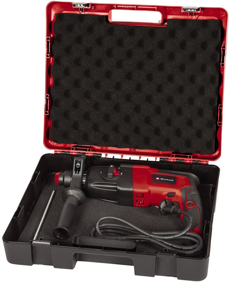 Einhell Bohrhammer TC-RH 620 4F, 220-240 V, max. 1250 U/min, Bohren, Hammerbohren, Meißeln mit und ohne Fixierung, inkl. Koffer – Bild 4 von 5