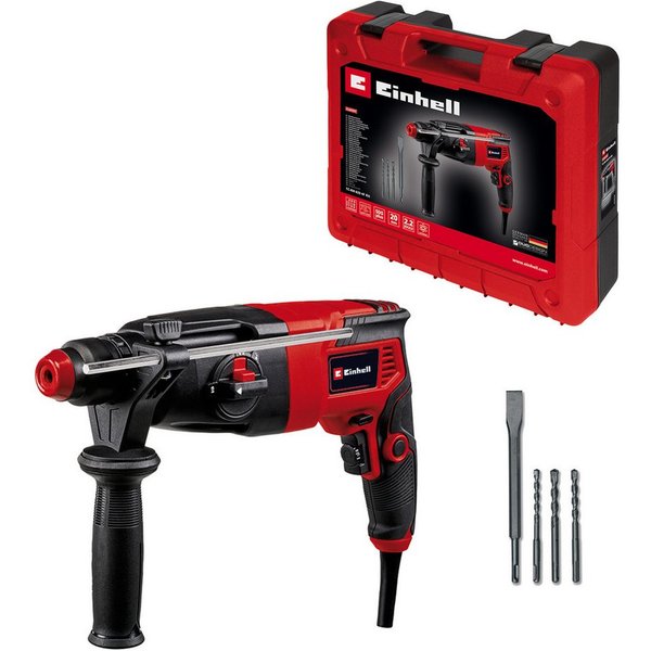 Einhell Bohrhammer TC-RH 620 4F Kit, 230 V, inkl. Koffer für universelle Aufbewahrung von Werkzeug und Zubehör
