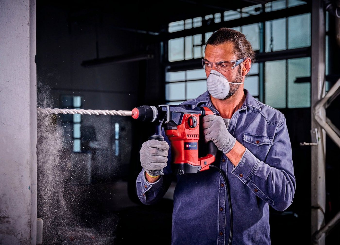 Einhell Bohrhammer TE-RH 32-1600 4F, inkl. Koffer für universelle Aufbewahrung von Werkzeug und Zubehör – Bild 2 von 5