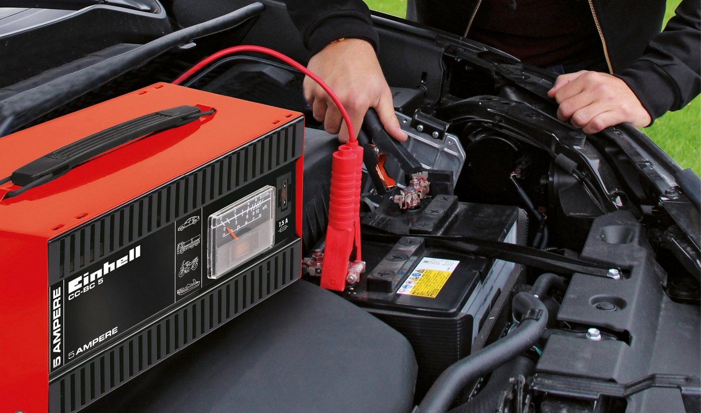 Einhell CC-BC 5 Autobatterie-Ladegerät (5000 mA, 5 A Ladestrom) – Bild 2 von 5