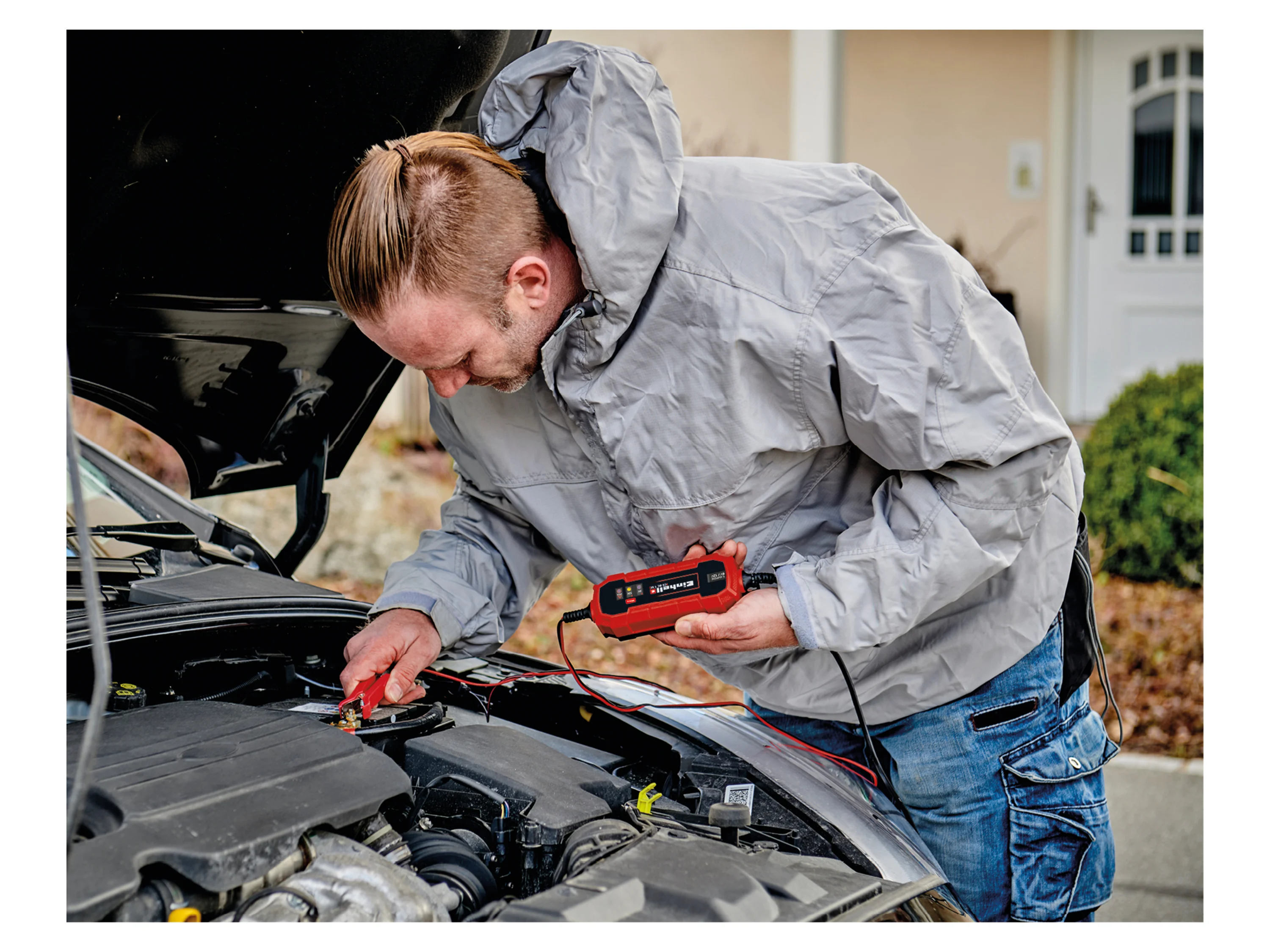 Einhell CE-BC 1 M Autobatterie-Ladegerät (1000 mA, 6/12 V, 1 A) – Bild 2 von 4
