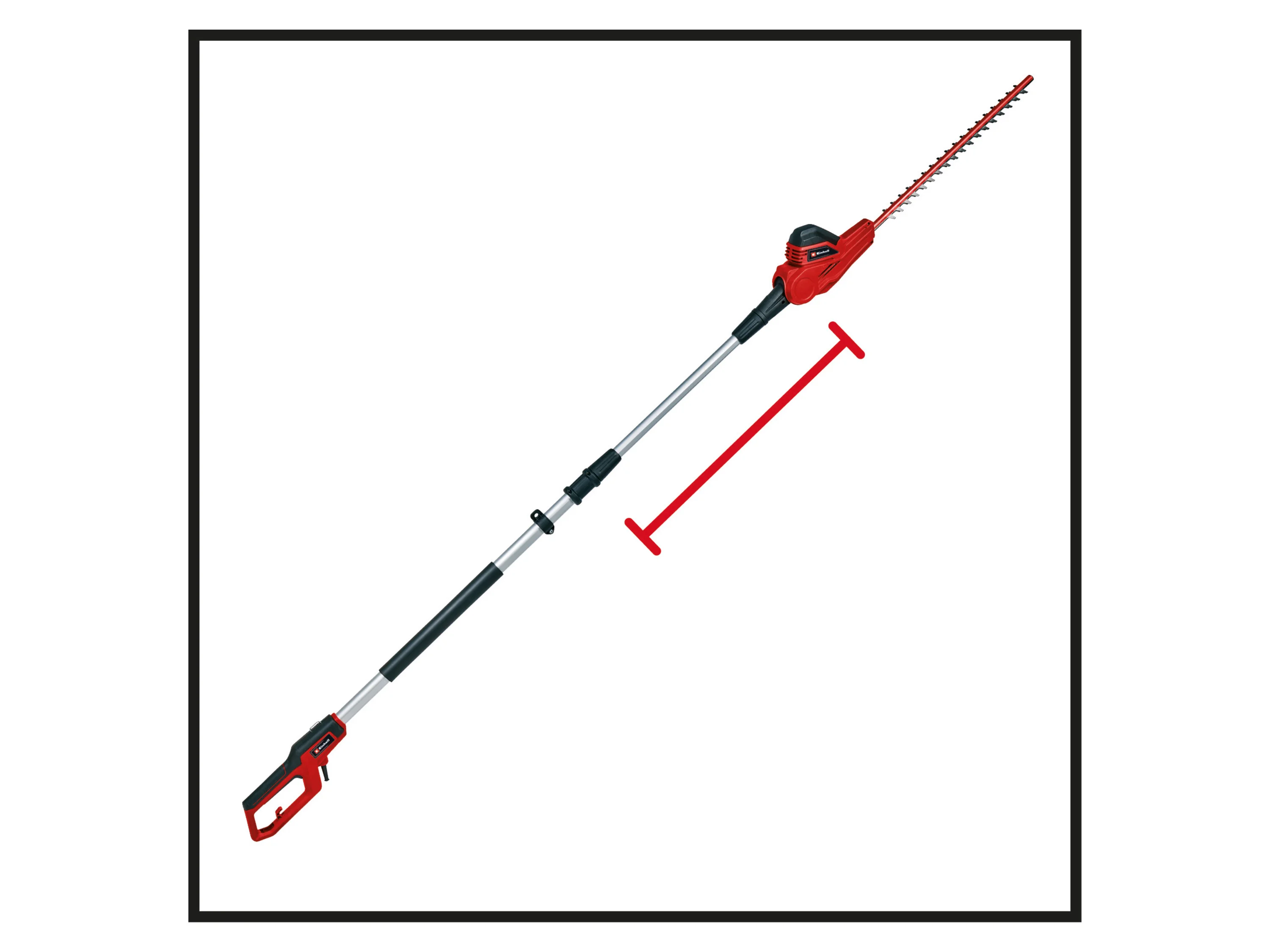 Einhell Elektro-Heckenschere GC-HH 5056, 47 cm Schnittlänge, mit Teleskopstiel – Bild 3 von 4