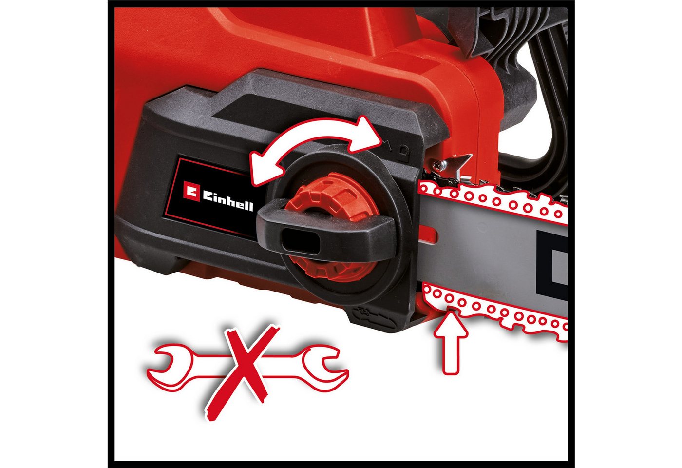 Einhell Elektro-Kettensäge GC-EC 2040, 40 cm Schwertlänge – Bild 4 von 5