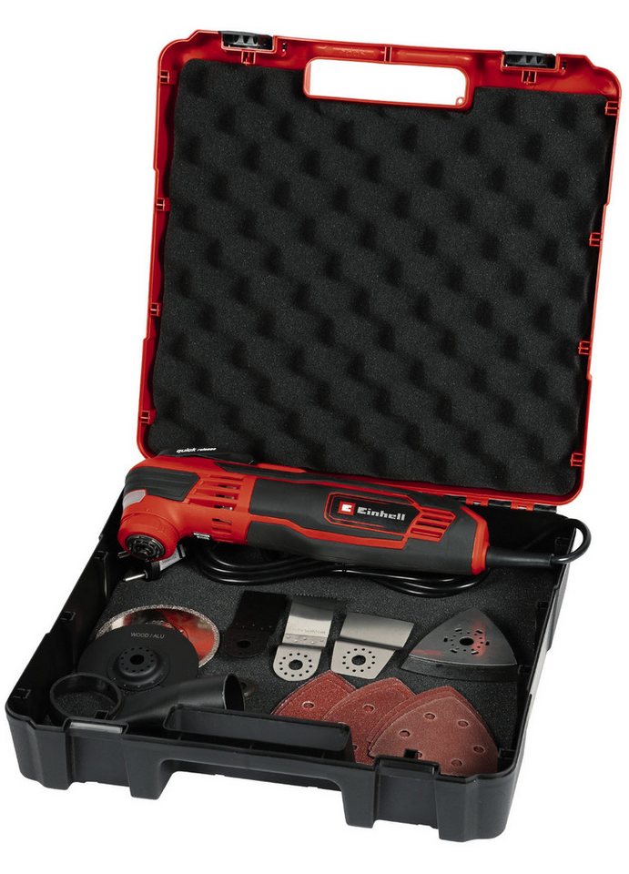 Einhell Elektro-Multifunktionswerkzeug TE-MG 350 EQ, 220-240 V, 350 W, mit kraftvollem 350 Watt Motor und Aufbewahrungskoffer – Bild 3 von 5