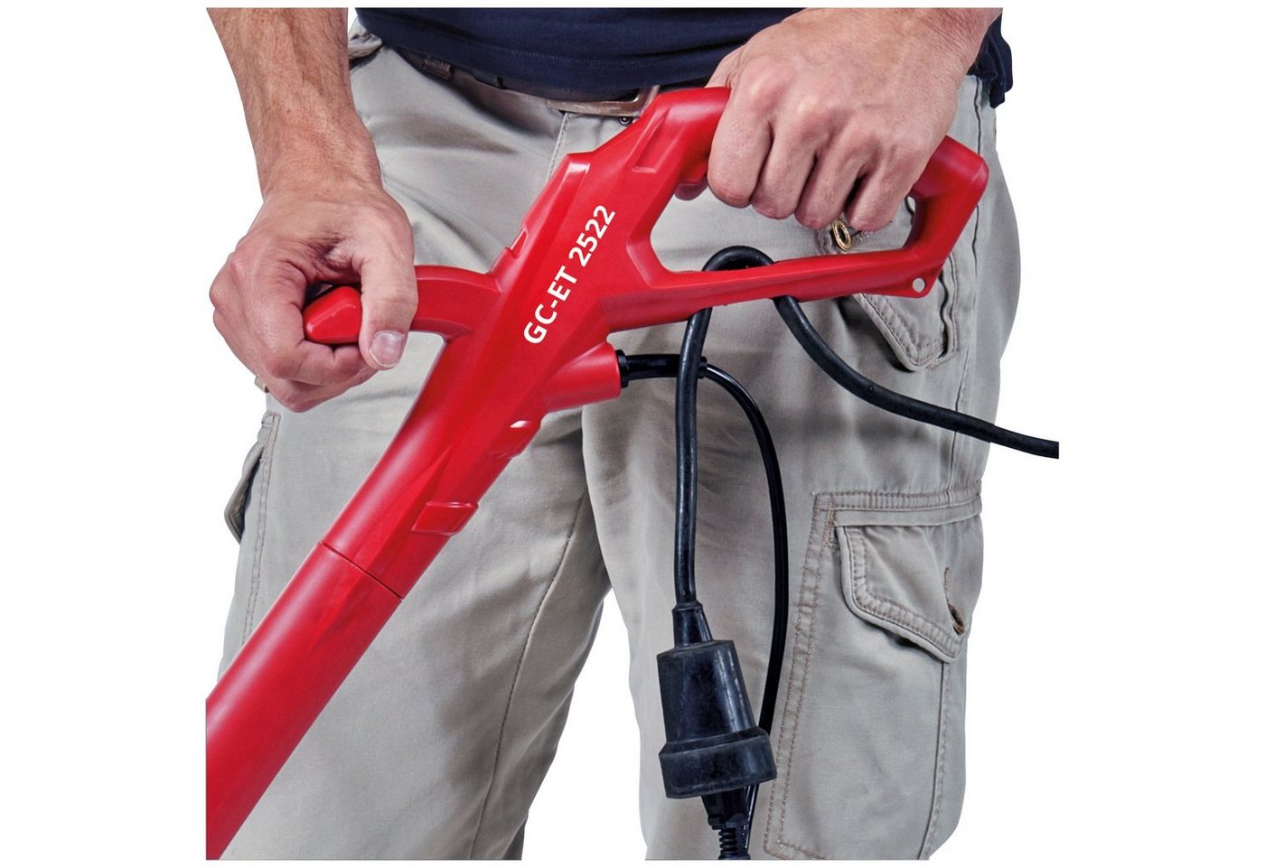 Einhell Elektro-Rasentrimmer GE-ET 2522, 22 cm Arbeitsbreite Faden – Bild 3 von 5
