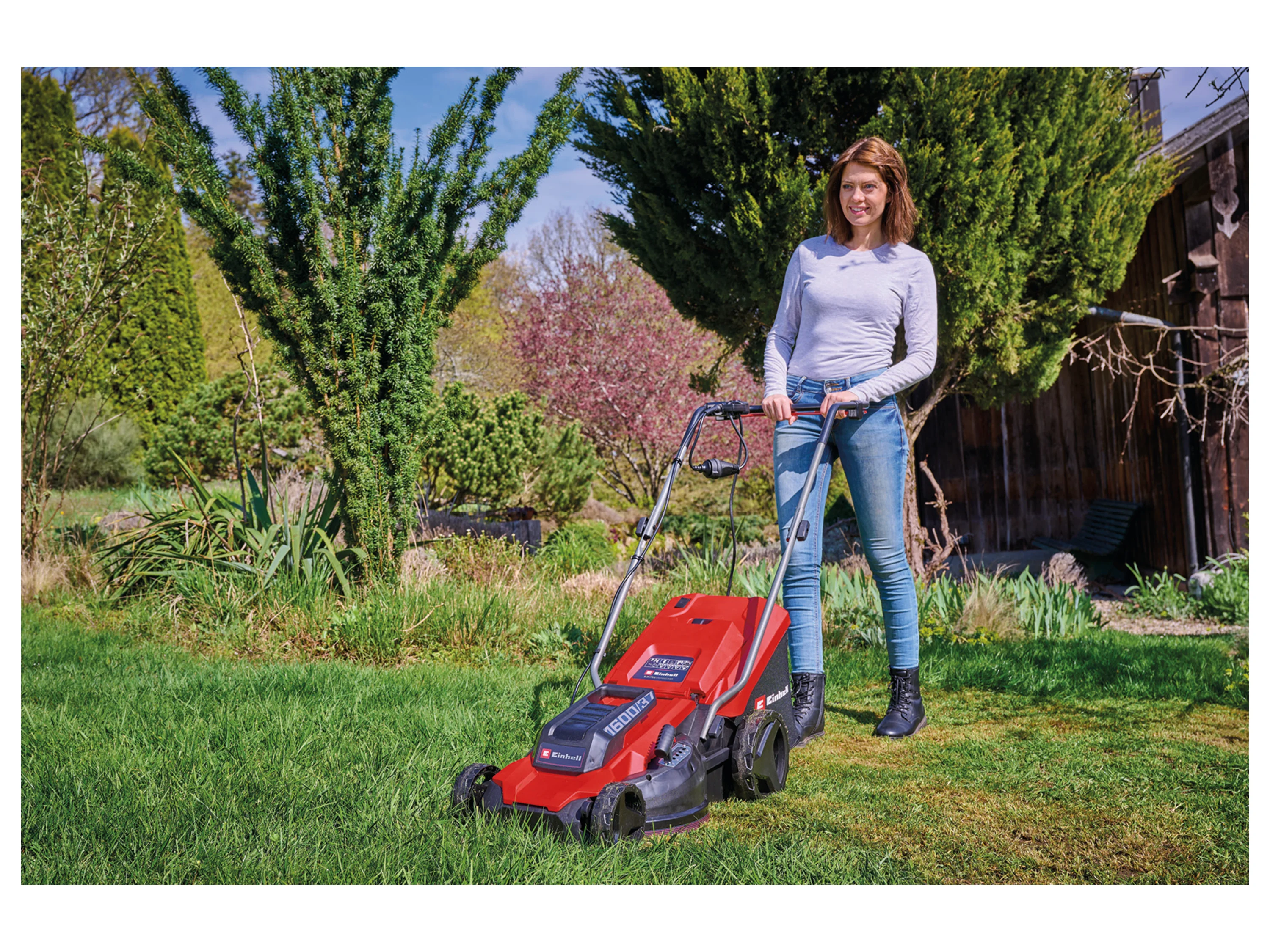 Einhell Elektrorasenmäher GC-EM 1600/37, 37 cm Schnittbreite, 1600 W – Bild 2 von 4