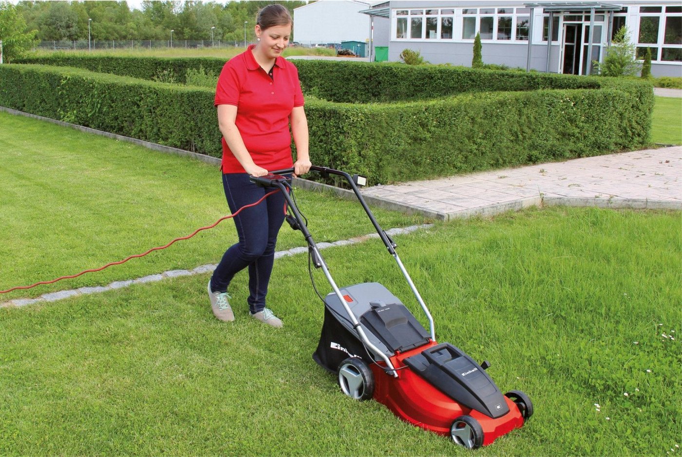 Einhell Elektrorasenmäher GC-EM 1742, 42 cm Schnittbreite – Bild 5 von 5