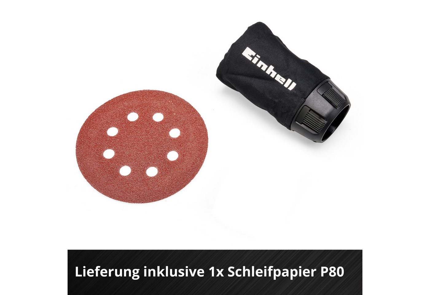 Einhell Exzenterschleifer TE-RS 18 Li - Solo, Power X-Change, ohne Akku und Ladegerät – Bild 5 von 5