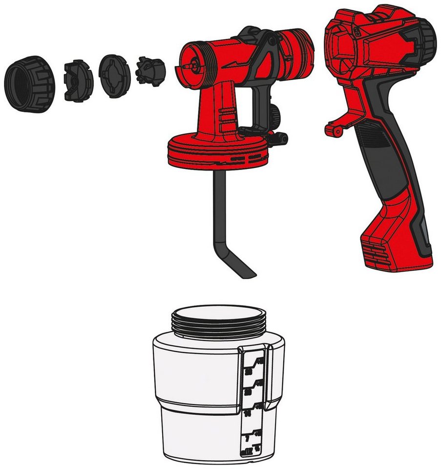 Einhell Farbsprühgerät TC-SY 600 S – Bild 5 von 5