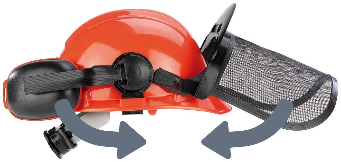 Einhell Forsthelm BG-SH 1, mit erstellbarem Gehörschutz – Bild 2 von 2