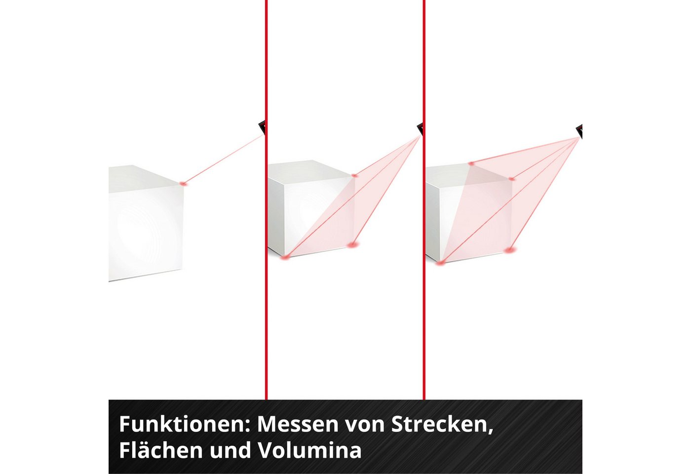 Einhell Lasermessgerät Laser-Distanzmesser TC-LD 60 R – Bild 4 von 5