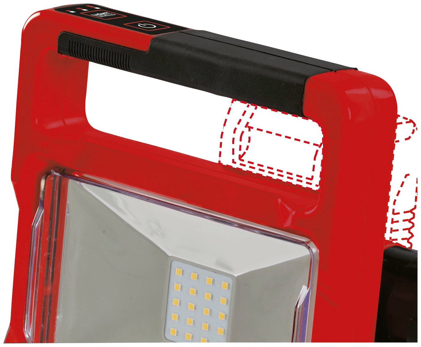 Einhell LED Arbeitsleuchte TE-CL 18/2000 LiAC - Solo, LED fest integriert, Power X-Change, ohne Akku und Ladegerät – Bild 4 von 5