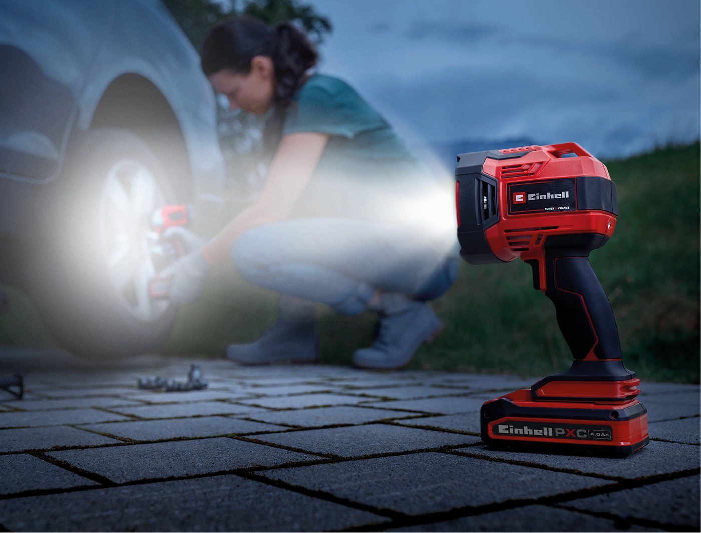 Einhell LED Arbeitsleuchte TE-CL 18/2500 Li - Solo, Akku-Lampe, LED fest integriert, ohne Akku und Ladegerät – Bild 4 von 5