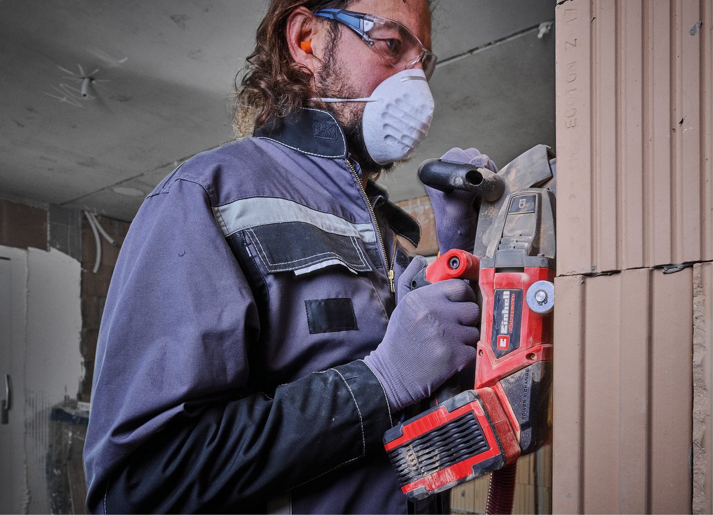 Einhell Mauernutfräse TP-MA 36/30 Li BL - Solo, mit 2 Diamant Trennscheiben und Tragetasche, ohne Akku und Ladegerät – Bild 2 von 5