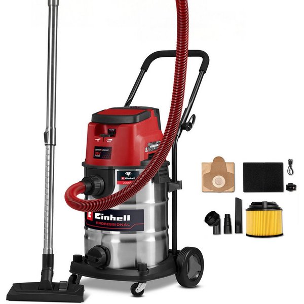 Einhell Nass-Trocken-Akkusauger TP-VC 36/30 S Auto-Solo, mit Beutel, ohne Akku
