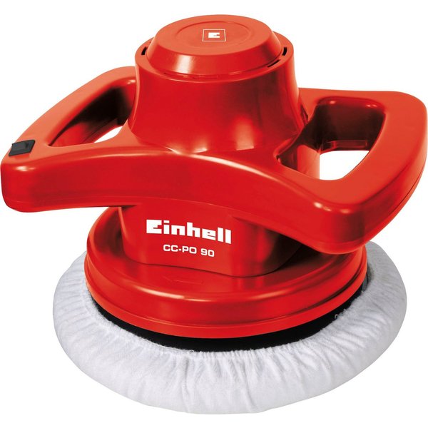 Einhell Poliermaschine CC-PO 90, (Set), handlich und robust, inkl. 2 Polierpads