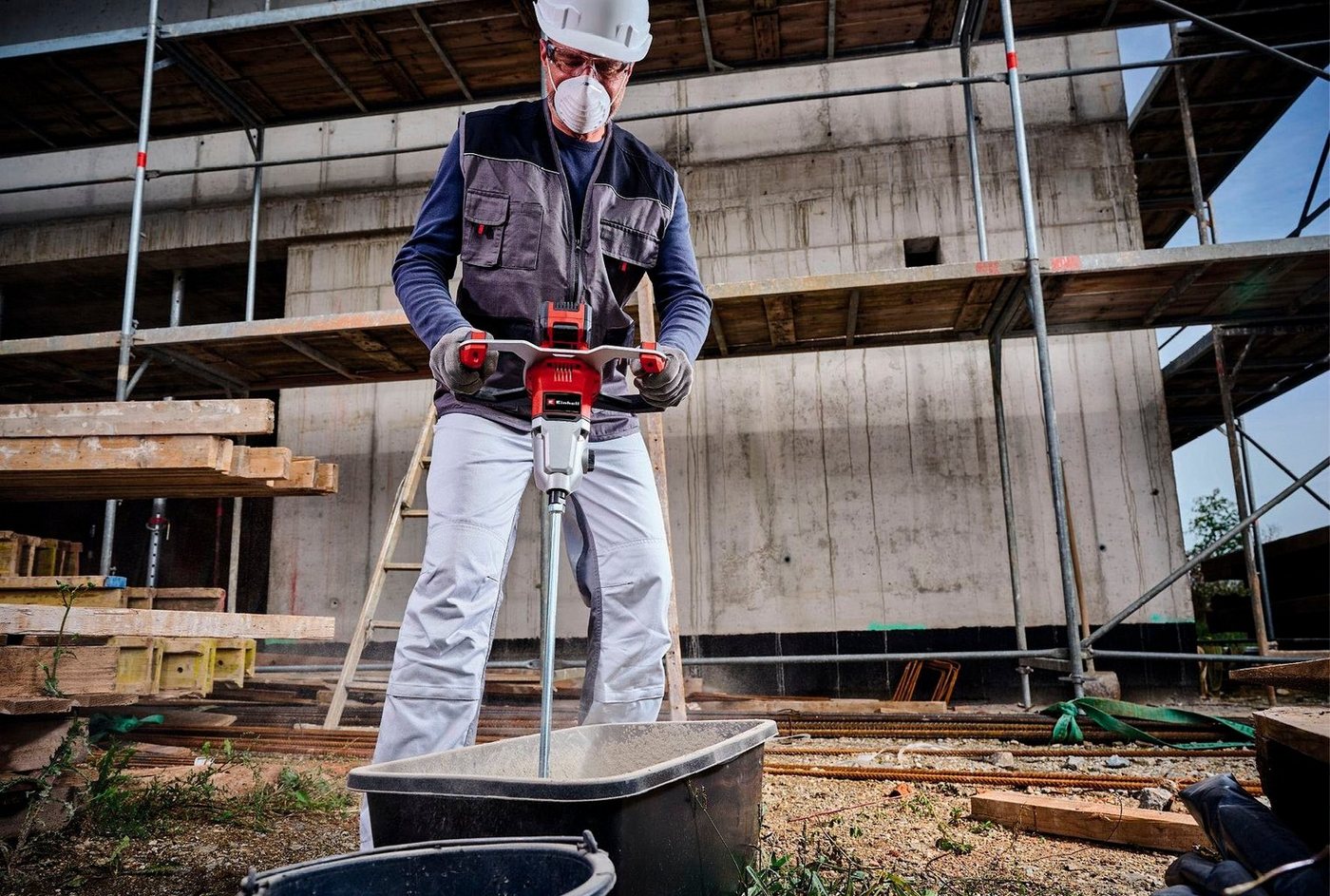 Einhell Rührwerk TP-MX 18-2 Li BL - Solo, ohne Akku und Ladegerät – Bild 2 von 5