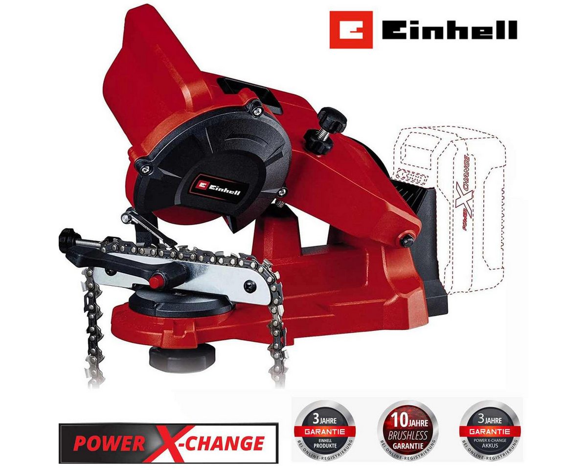Einhell Sägekettenschärfgerät Akku-Sägekettenschärfgerät GE-CS 18 Li – Solo 18V – Bild 2 von 5