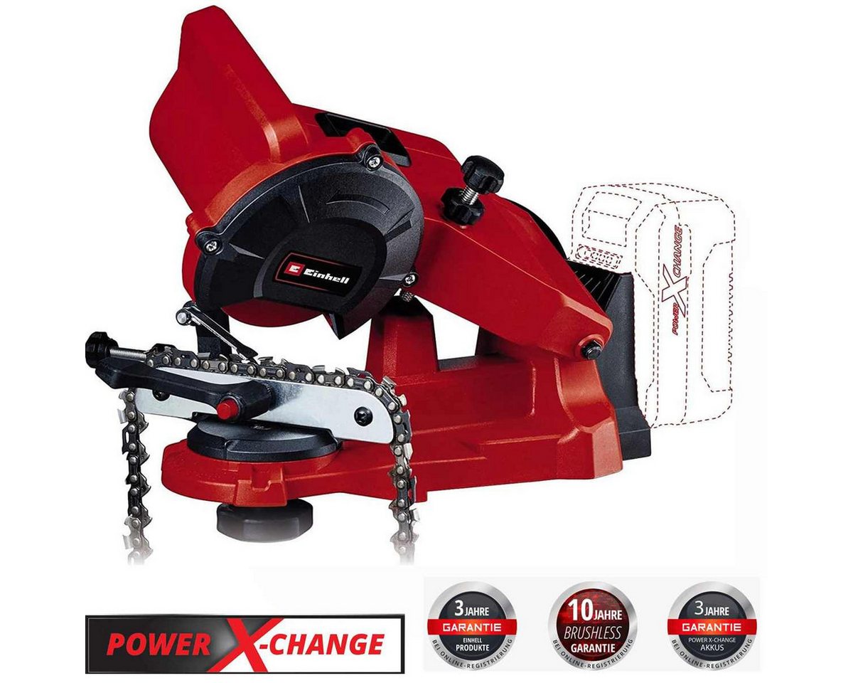 Einhell Sägekettenschärfgerät Akku-Sägekettenschärfgerät GE-CS 18 Li – Solo 18V – Bild 3 von 5