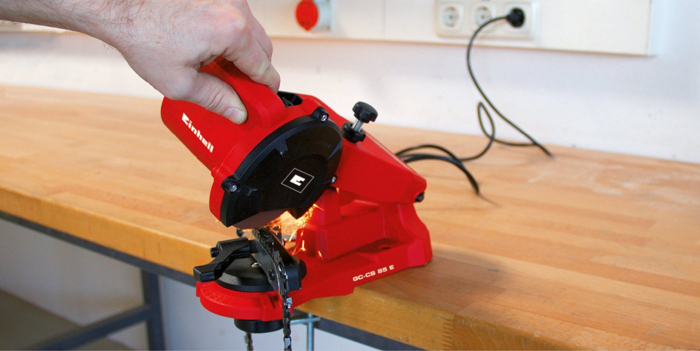 Einhell Sägekettenschärfgerät GC-CS 85 E, für alle gängigen Sägeketten – Bild 2 von 5