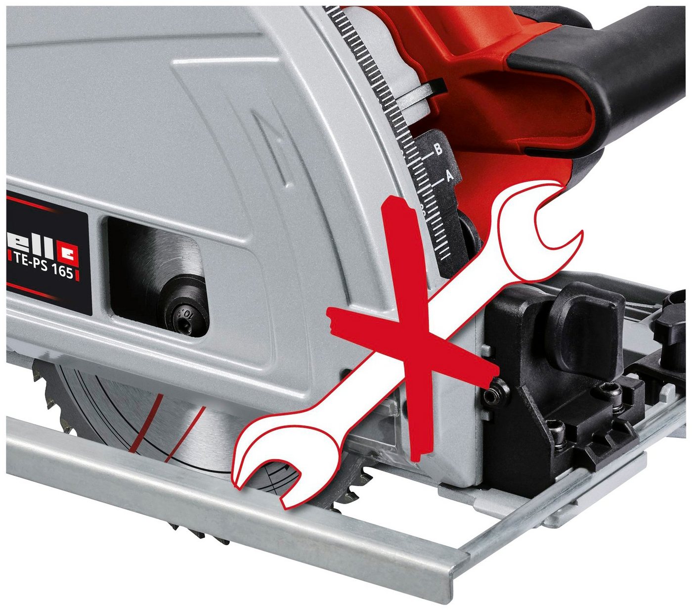 Einhell Tauchsäge TE-PS 16, 1200 W, hochwertiges Hartmetall-Sägeblat – Bild 2 von 5