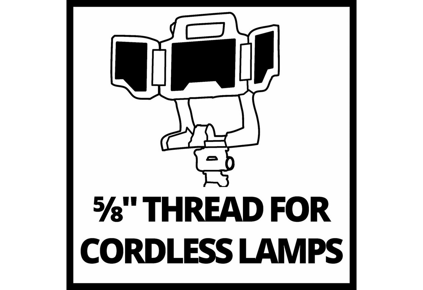 Einhell Tripod Lampenstativ (teleskopierbar 85 - 170 cm) – Bild 2 von 5