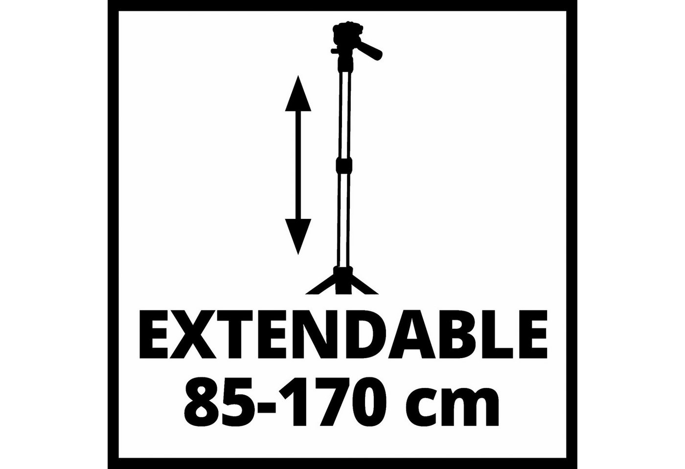 Einhell Tripod Lampenstativ (teleskopierbar 85 - 170 cm) – Bild 5 von 5