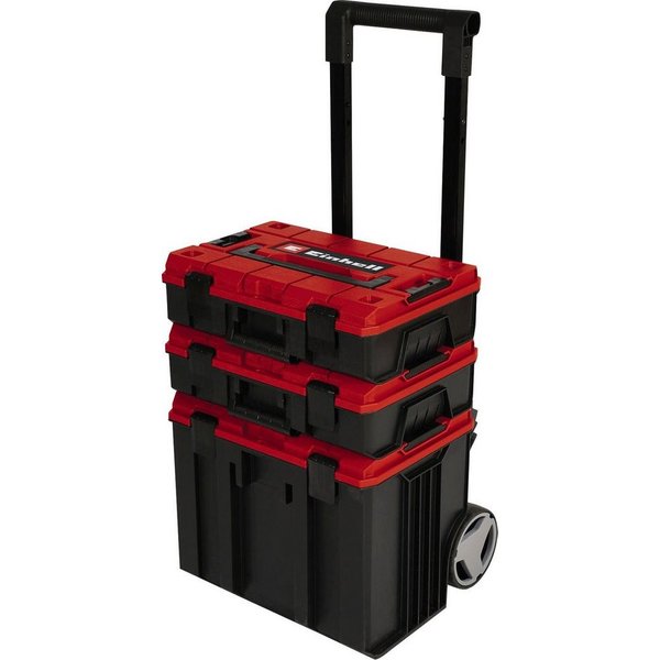 Einhell Werkzeugkoffer Systemkoffer E-Case Tower, inkl. Koffer für universelle Aufbewahrung von Werkzeug und Zubehör