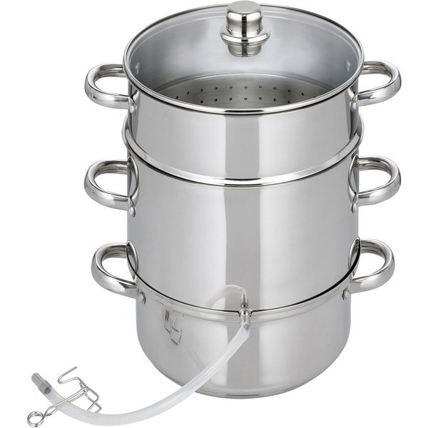 Einkochtopf Entsafter Galactica, Edelstahl, Ø 26 cm, Induktion
