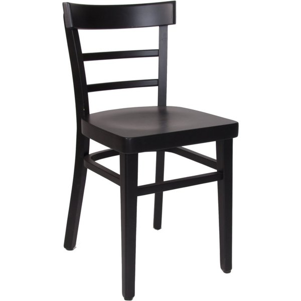 einrichtungsdesign24 Küchenstuhl Küchenstuhl Laura farbiger Holzstuhl Esstisch Esszimmer Retro Vintage, Gestell Massivholz