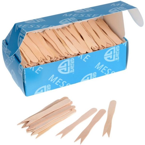 GRÄWE Einweggabel GRÄWE Einwegbesteck - Pommes Frites Gabeln, 85 mm lang, 500 Stück