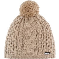 EISBÄR Damen Mütze Afra Pompon, Größe ONE SIZE in Braun