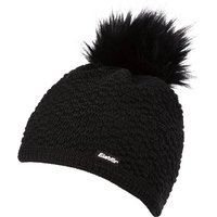 EISBÄR Damen Damen Strickmütze Dama Lux, Größe ONE SIZE in Schwarz