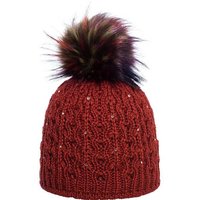 EISGLUT Mütze Elisabella Crystal, Größe ONE SIZE in Rot
