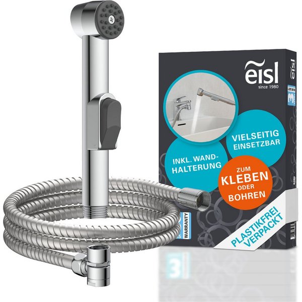 Eisl Brausegarnitur, Höhe 18 cm, 1 Strahlart(en), Kunststoff-Brauseschlauch mit Handbrausehalter