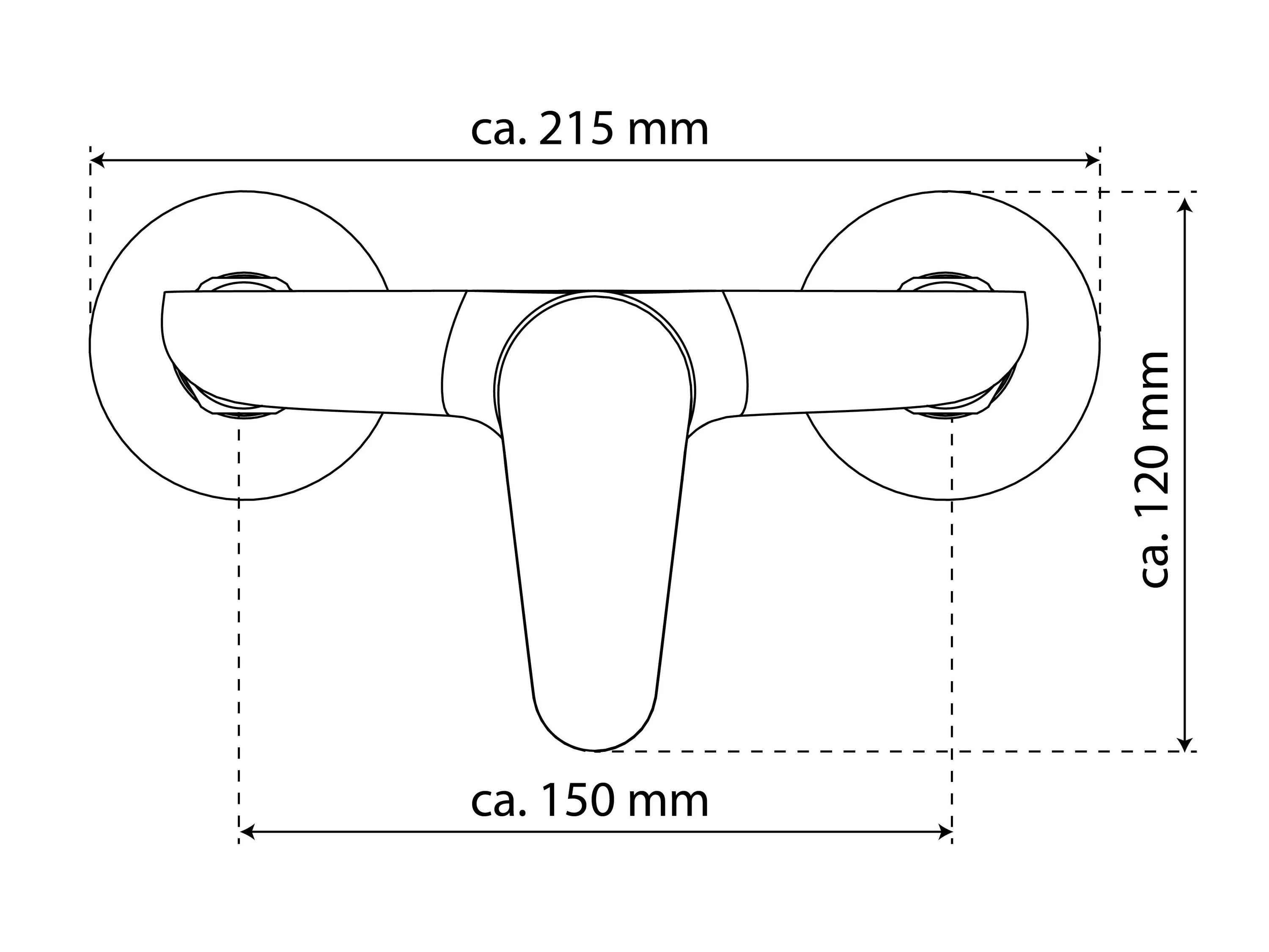 Eisl Duscharmatur »CLAUDIO«, mit geräuscharmer Qualitäts-Kartusche – Bild 3 von 3