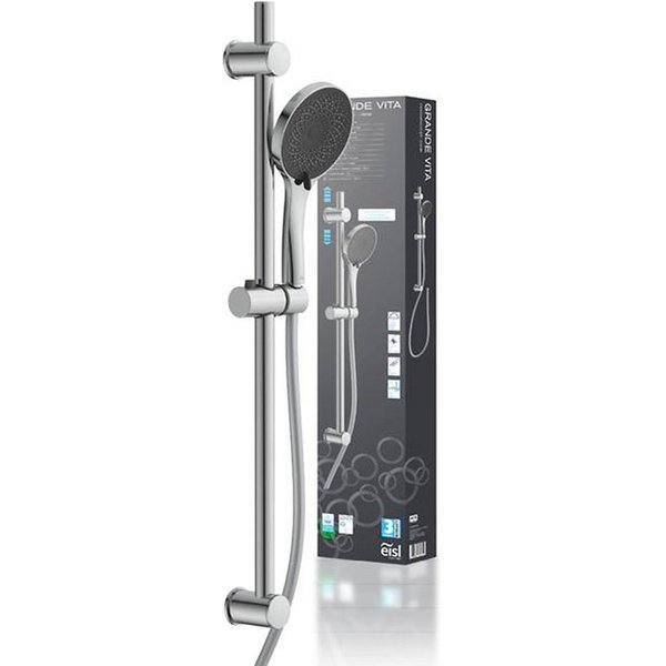 Eisl Stangenbrause-Set GRANDE VITA, Höhe 90 cm, 3 Strahlart(en), 1 tlg., Höhenverstellbar / 3-fach verstellbar / Antikalk / wassersparend