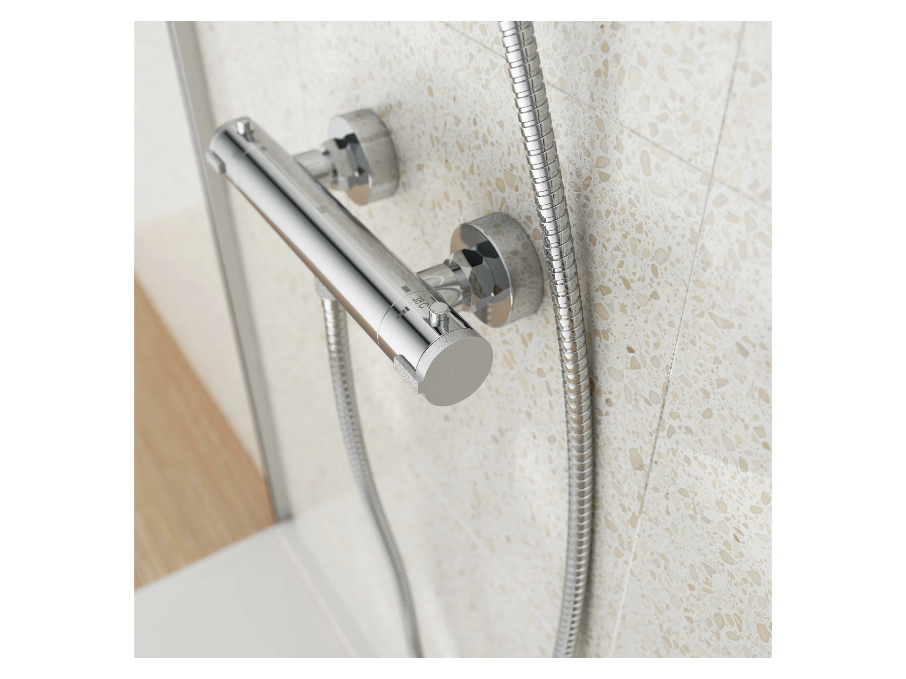 EISL Thermostat Duscharmatur »CLAUDIO«, Chrom – Bild 2 von 4