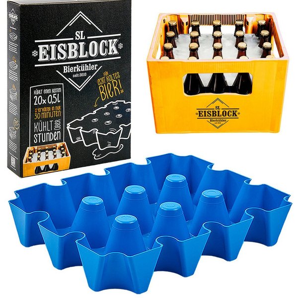 SL Eisblock Eiswürfelform Bierkühler Eiswürfelform SL Eisblock