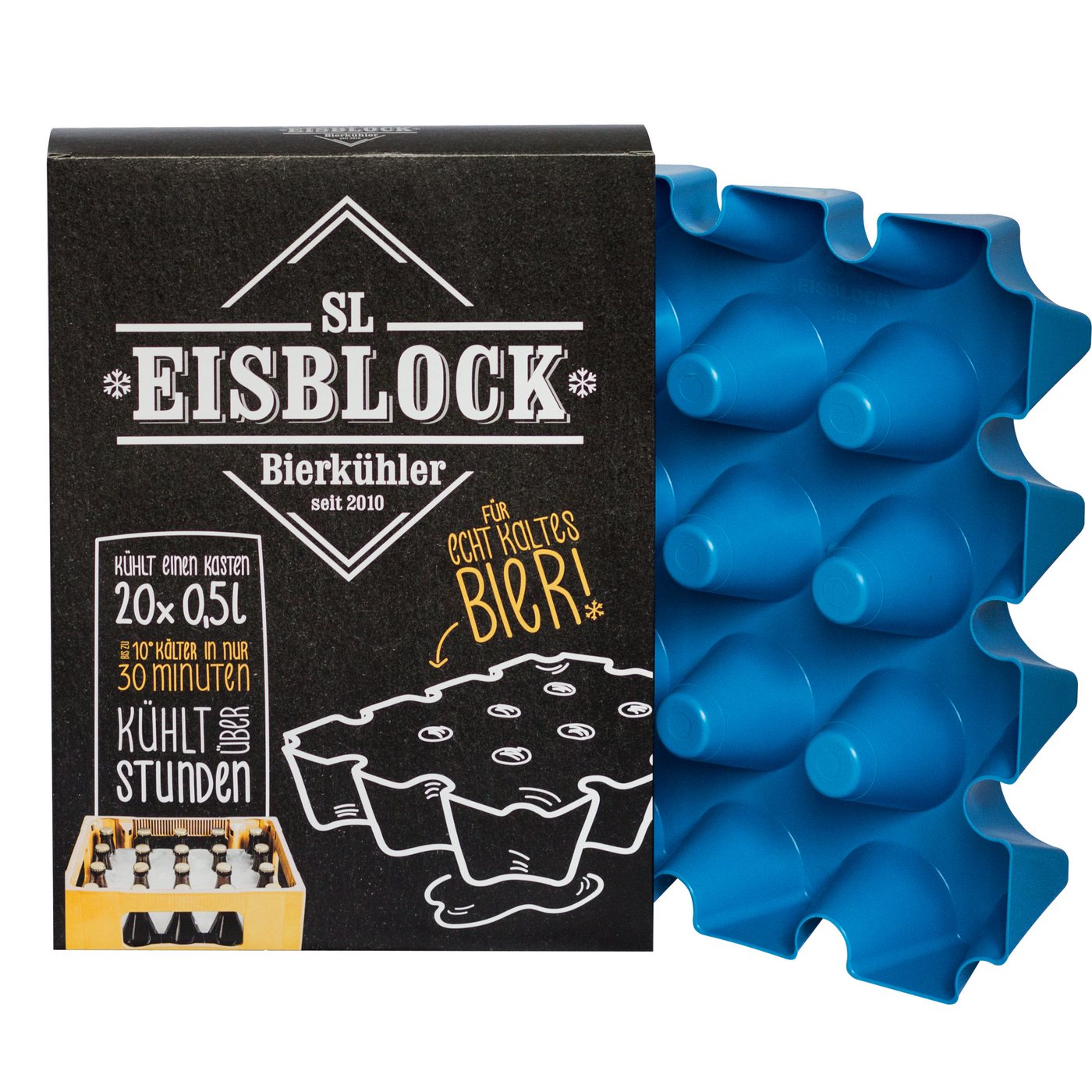 SL Eisblock Eiswürfelform Bierkühler Eiswürfelform SL Eisblock – Bild 2 von 5