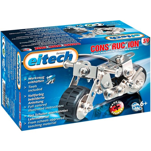 Eitech Motorrad 1 Metallbaukasten, (75 St), Made in Germany